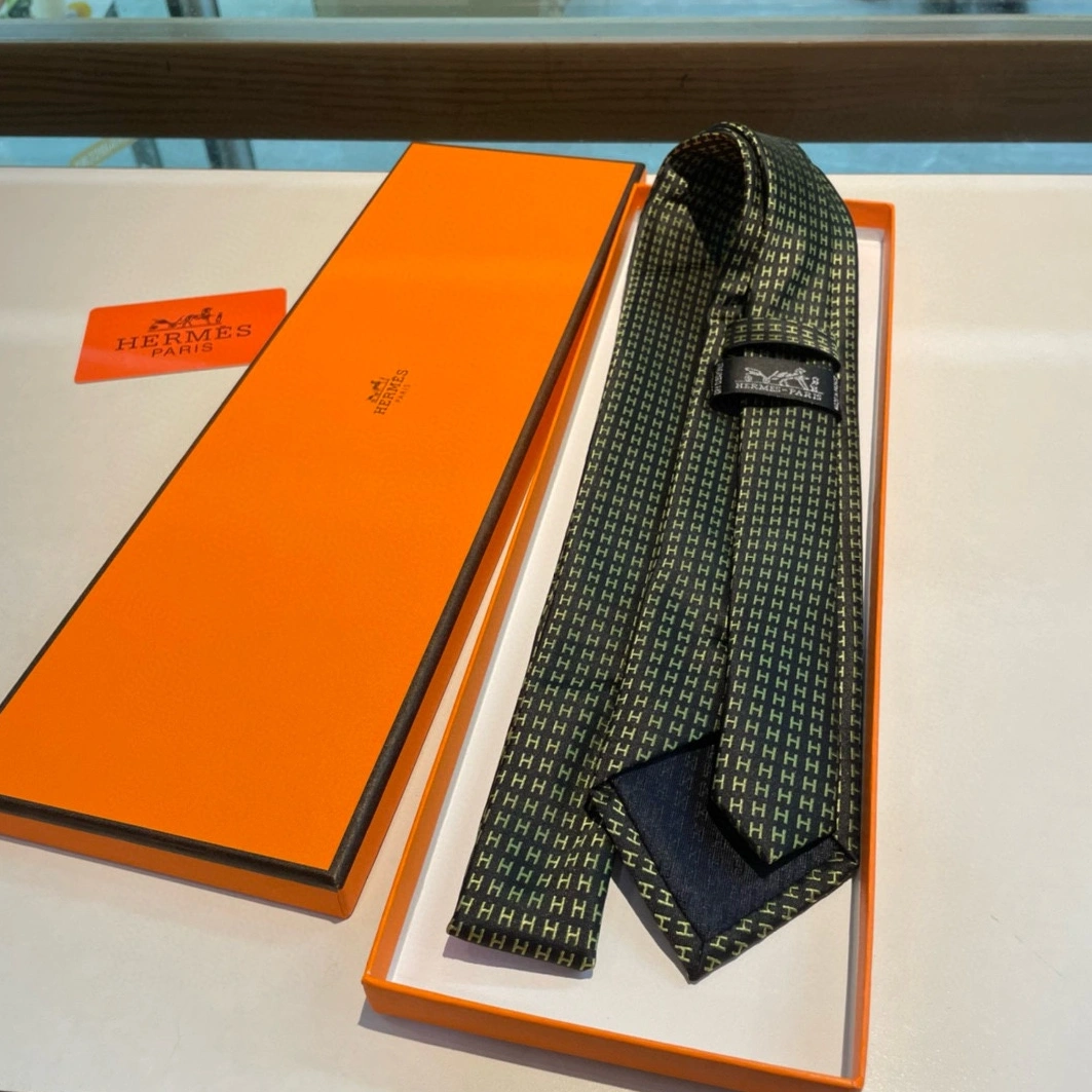 Trendy 1753 Hermes Necktie For Men - Image 7