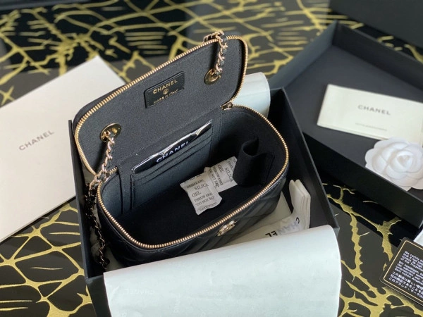 CHANEL SMALL VANITY WITH CHANELASSIC CHAIN Popular 1281 - Image 7