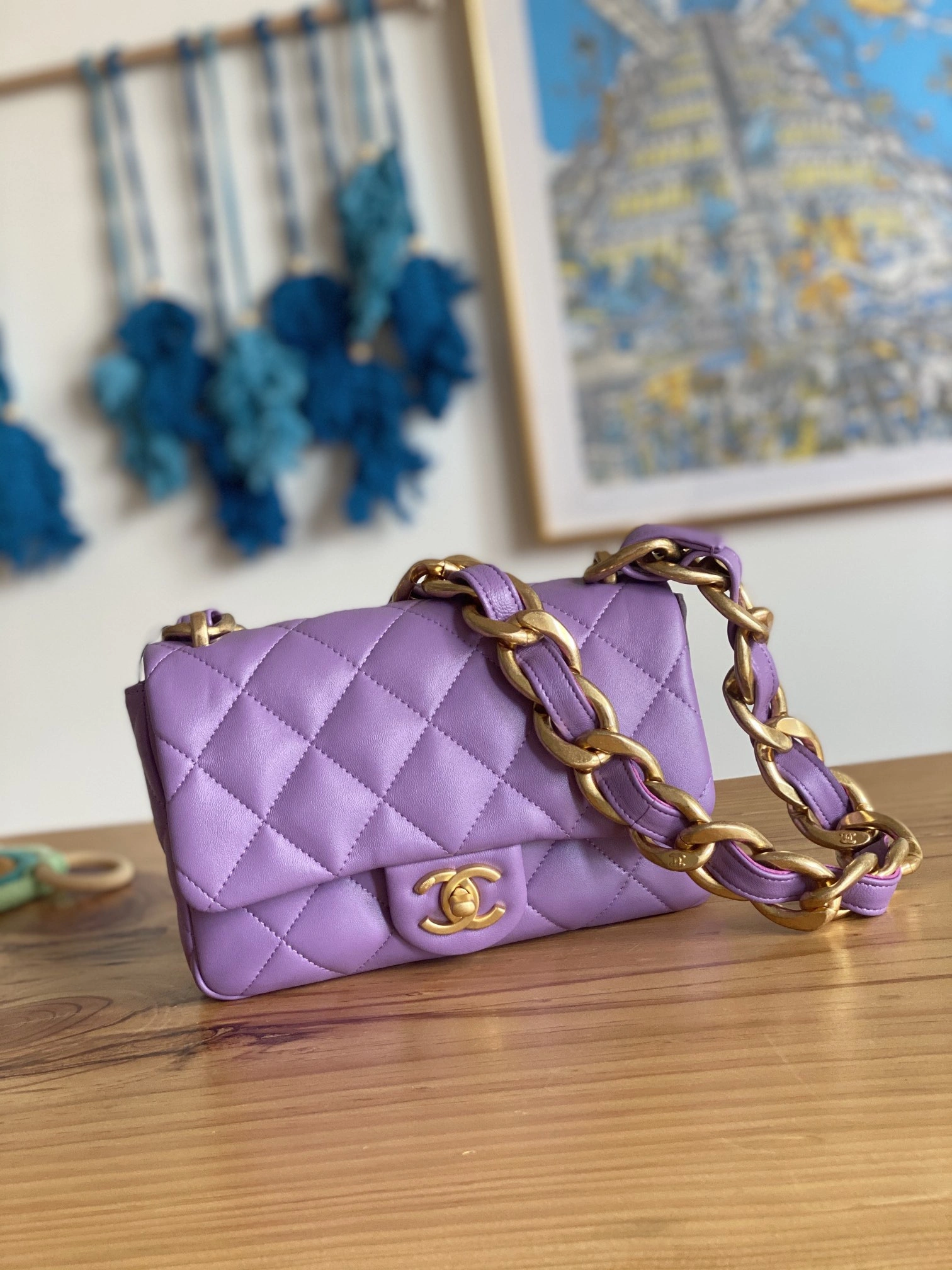 CHANEL SMALL FLAP BAG Comfortable 493