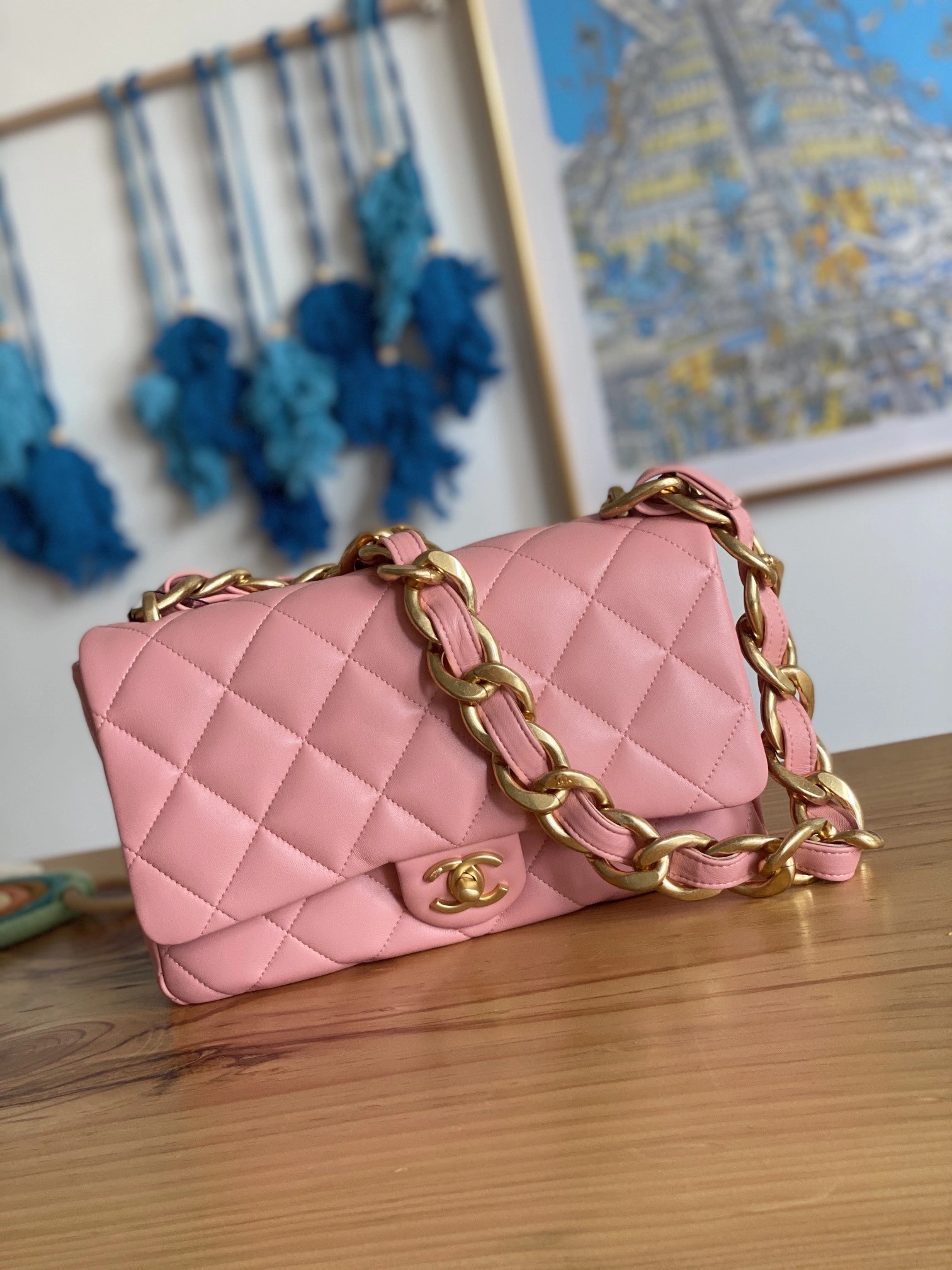 CHANEL LARGE FLAP BAG Trendy 483