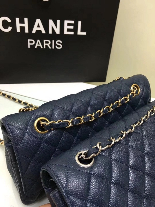 CHANEL 1112 royalblue Large 2.55 Calfskin Leather Flap Bag with Gold Hardware WellDesigned 849 - Image 6