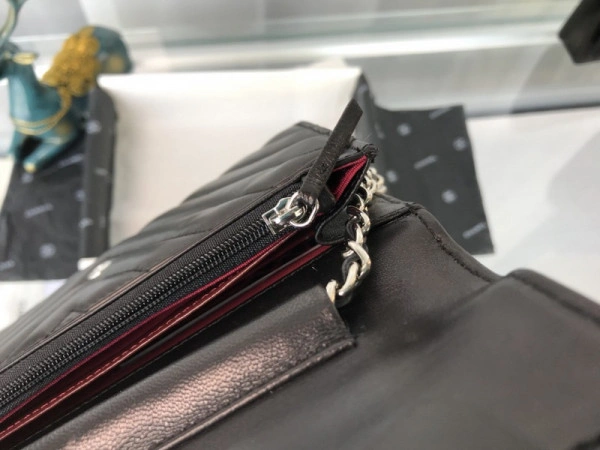 CHANEL Flap Bag Lambskin With Gold Silver Hardware GoAnywhere 842 - Image 8