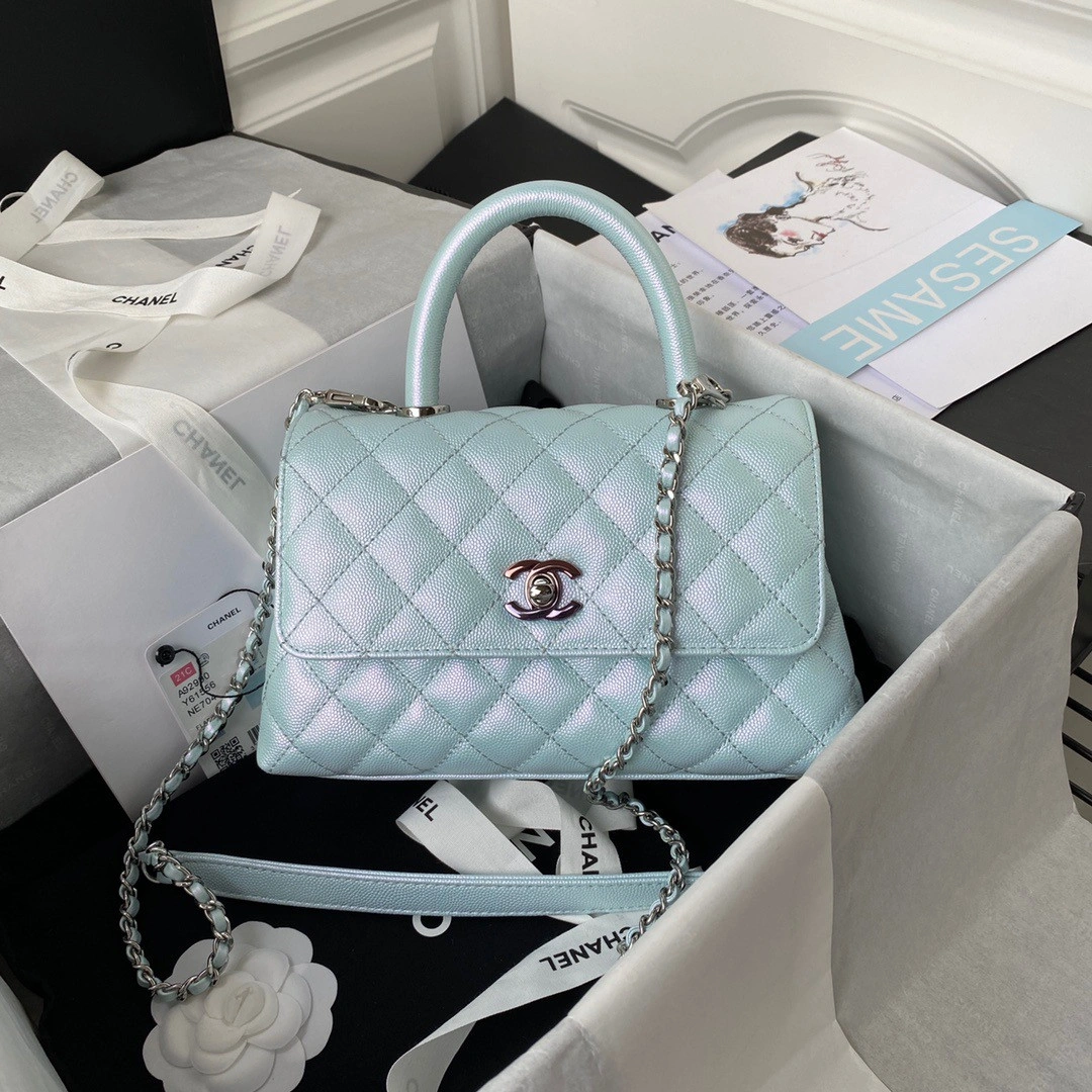 CHANEL FLAP BAG WITH TOP HANDLE AllSeason 1008 - Image 3