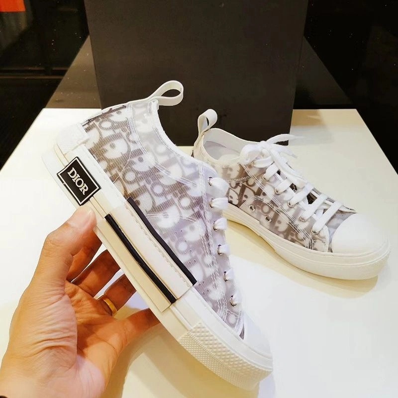 Dior B23 Sneakers Unisex Oblique Motif Canvas Khaki - Image 3