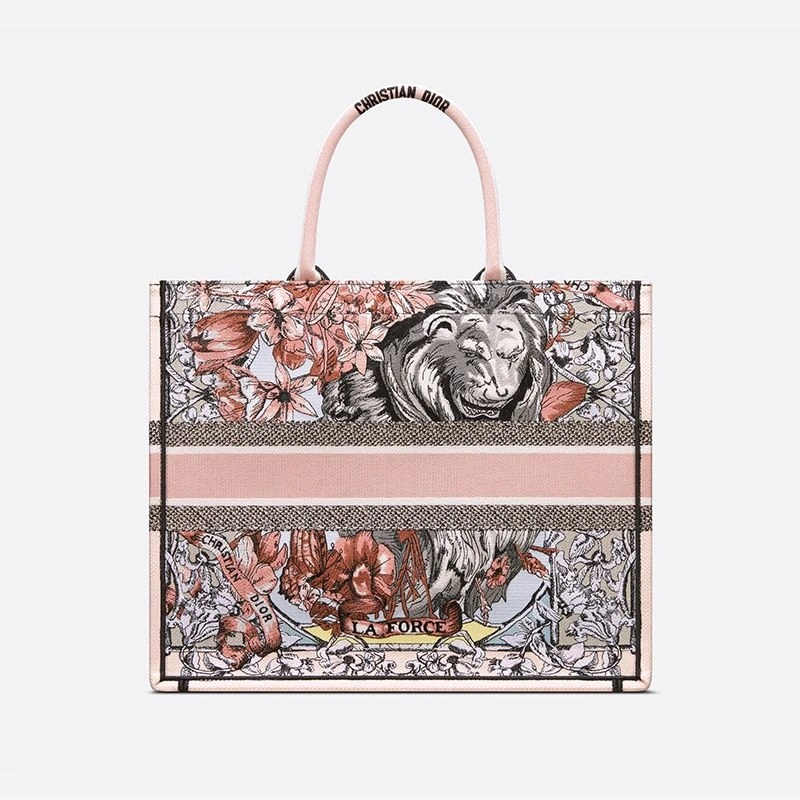 Dior Book Tote La Force Motif Canvas Multicolor - Image 3