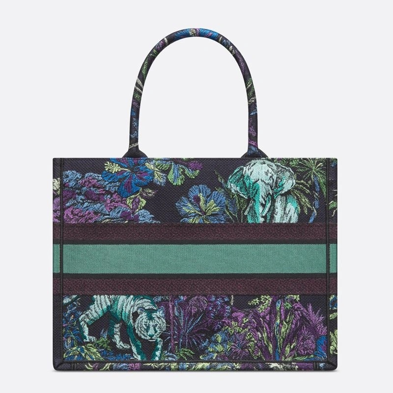 Dior Book Tote Toile De Jouy Voyage Motif Canvas Blue - Image 3