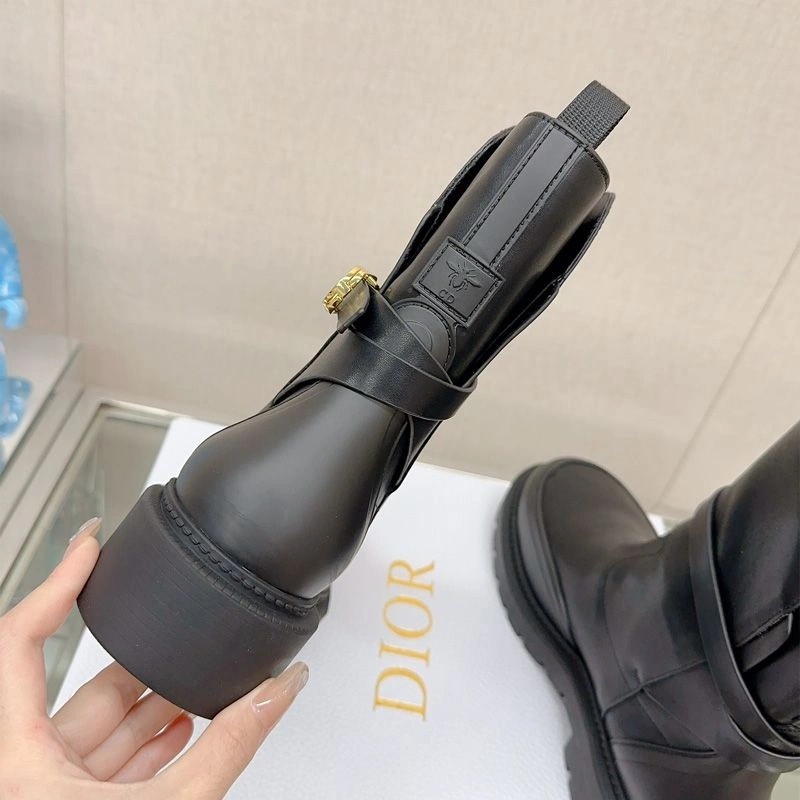 Dior Empreinte Ankle Boots Women Calfskin Black - Image 3