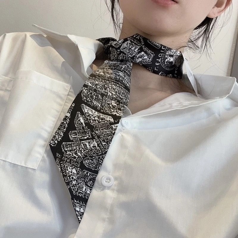 Dior Mitzah Twill Plan de Paris Motif Silk Black - Image 3