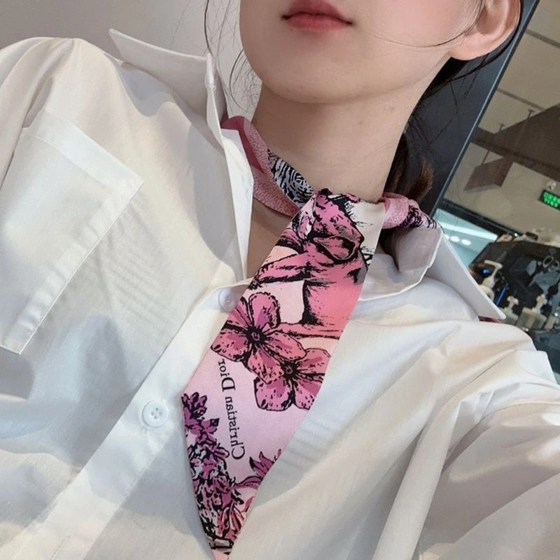 Dior Mitzah Twill Toile de Jouy Voyage Motif Silk Pink - Image 3