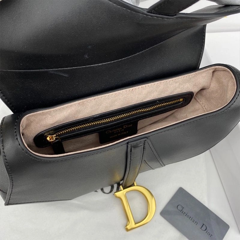 Dior Saddle Bag Smooth Calfskin Black - Image 5