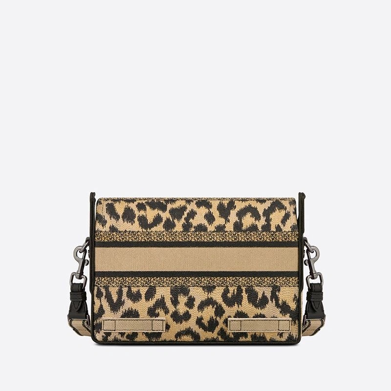 Small Diorcamp Messenger Mizza Motif Canvas Beige - Image 3