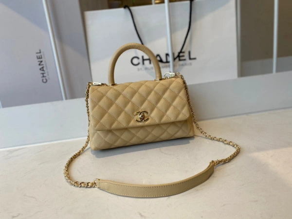 CHANEL FLAP BAG WITH TOP HANDLE Trendy 1036 - Image 9