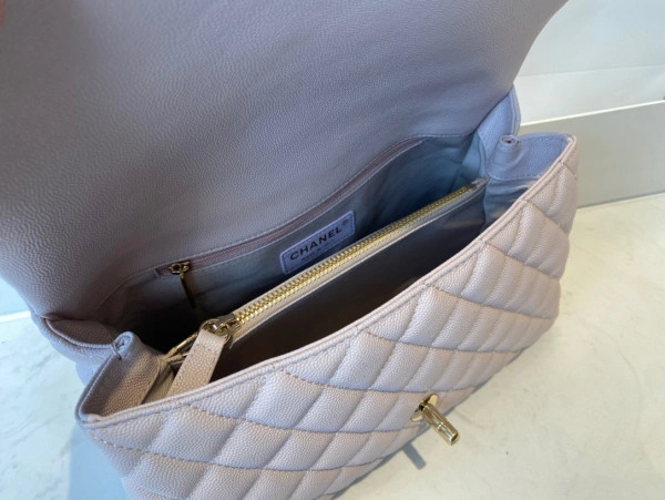 CHANEL LARGE FLAP BAG WITH TOP HANDLE EasyMatch 1028 - Image 8