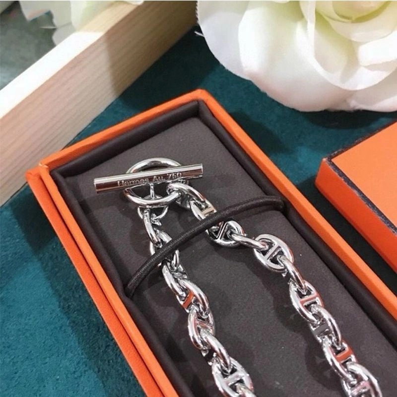 Hermes Chaine D'ancre Chunky Necklace - Image 3