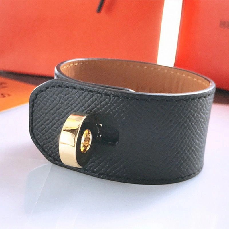 Hermes Turn-Lock Bracelets Box Calfskin Gold Hardware - Image 3