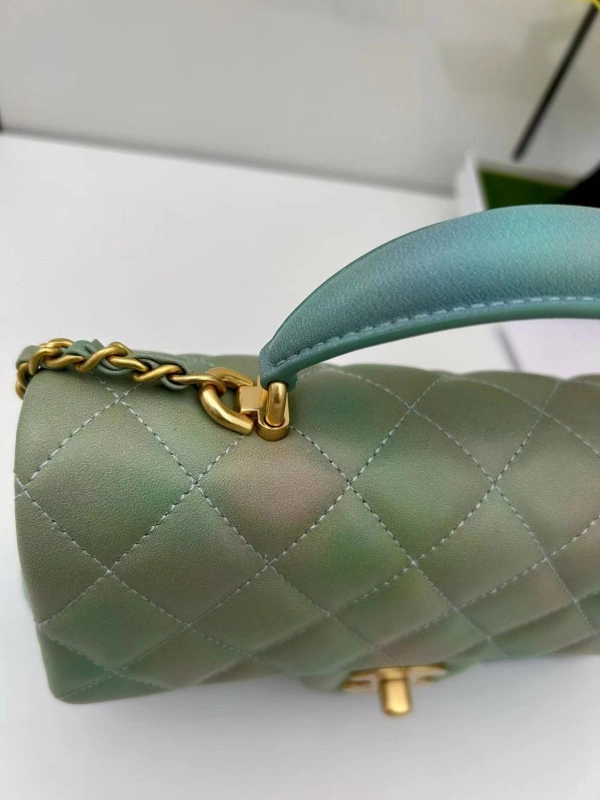 GoodFit CHANEL FLAP BAG WITH TOP HANDLE-20*12*6cm 909 - Image 10