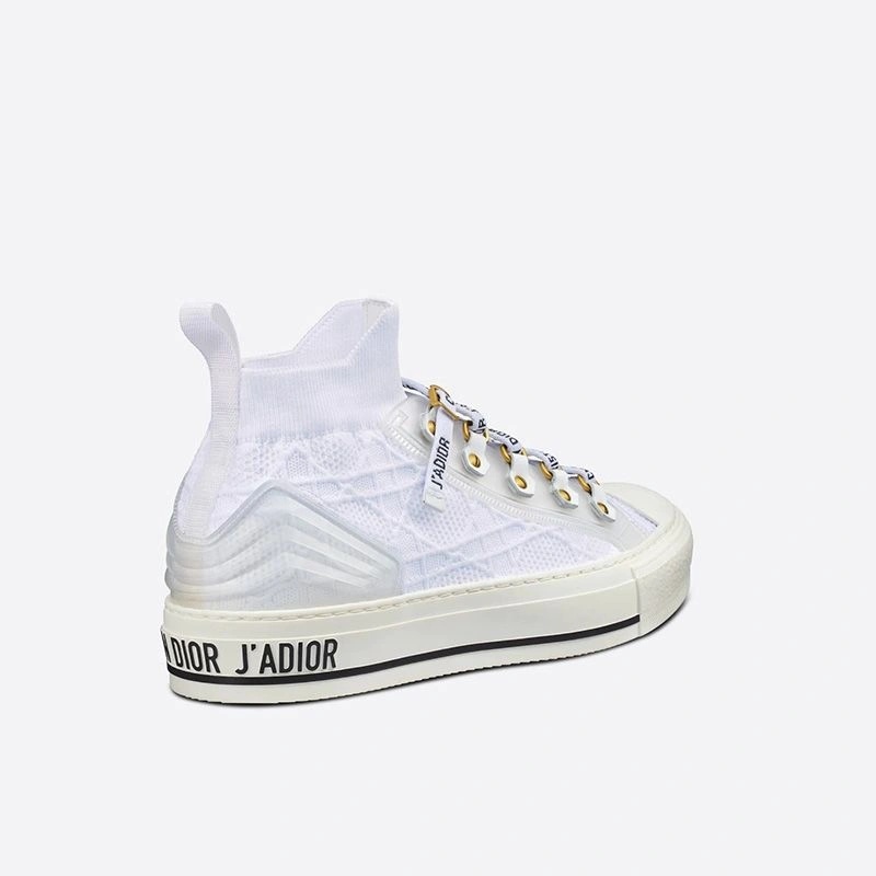 Walk'n'Dior Sneakers Women Cannage Technical Mesh White - Image 3