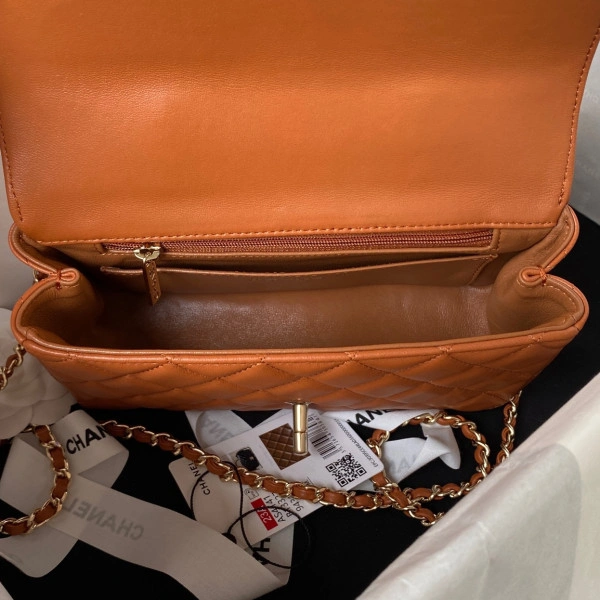 SportInspired CHANEL FLAP BAG WITH TOP HANDLE-21CM 934 - Image 8