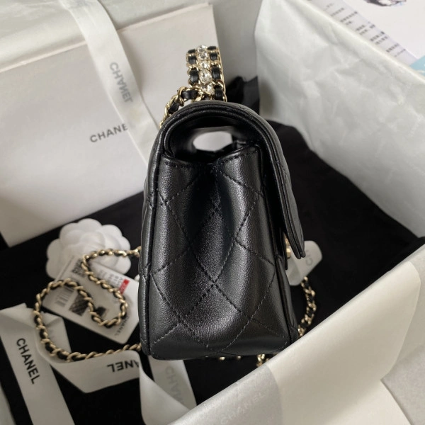 Affordable CHANEL FLAP BAG WITH TOP HANDLE-21CM 932 - Image 6