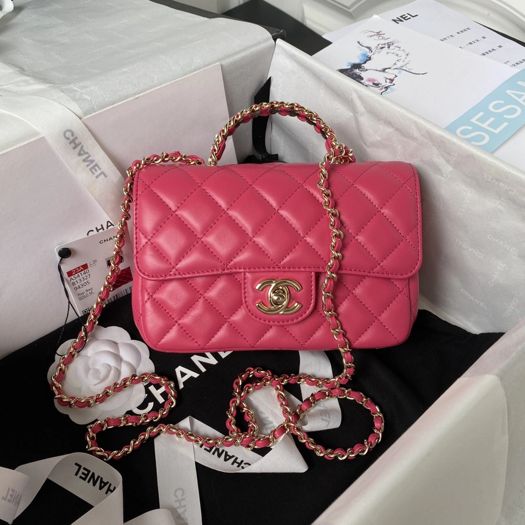 CHANEL FLAP BAG WITH TOP HANDLE-18CM SmartChoice 930
